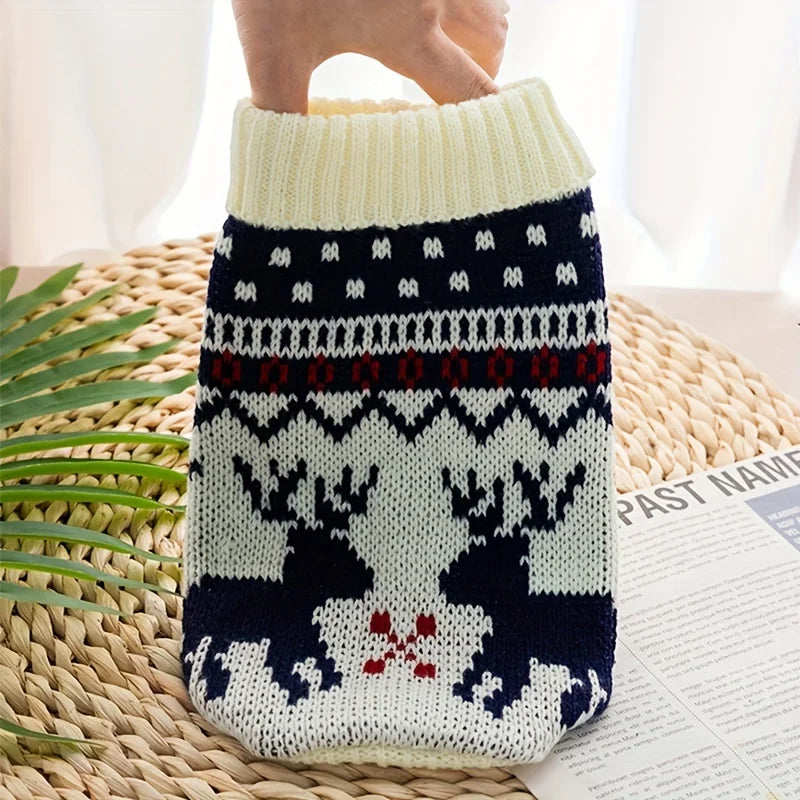 Lämmin talvipusero pienelle koiralle
