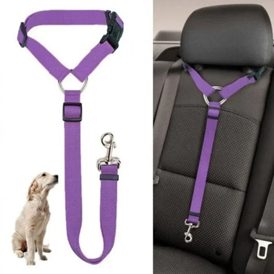 Justerbart bilbelte for hund