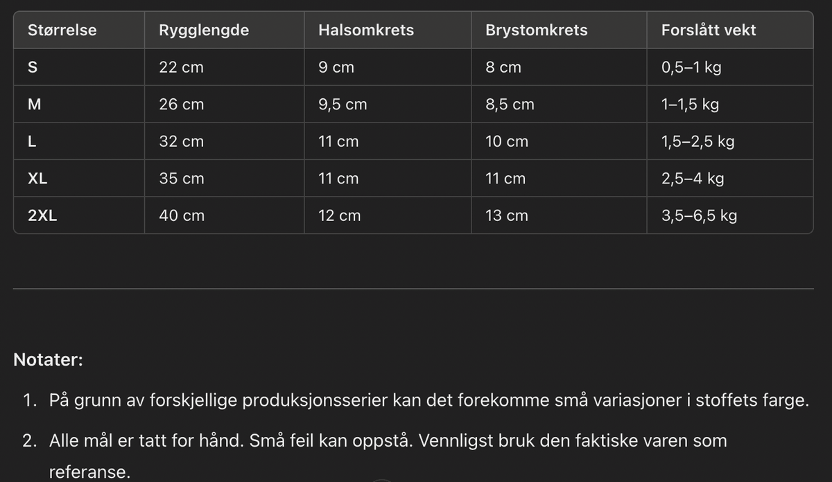 Fin vintergenser for liten hund – produktbilde 2