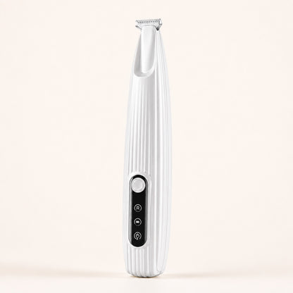 Potetrimmer Modell A med ribbet hvit kropp og LED