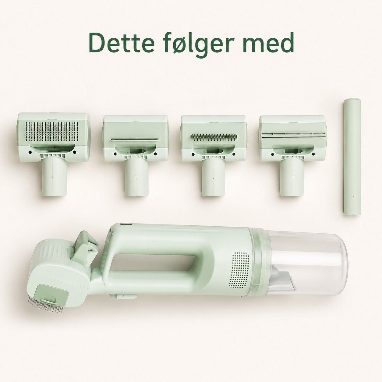 PelsVac Air™ – Ledningsfri pelsbørste med vakuum - GodHund