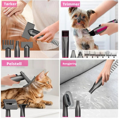 PelsVac Pro™ – Pälsvårdsset med 9 delar