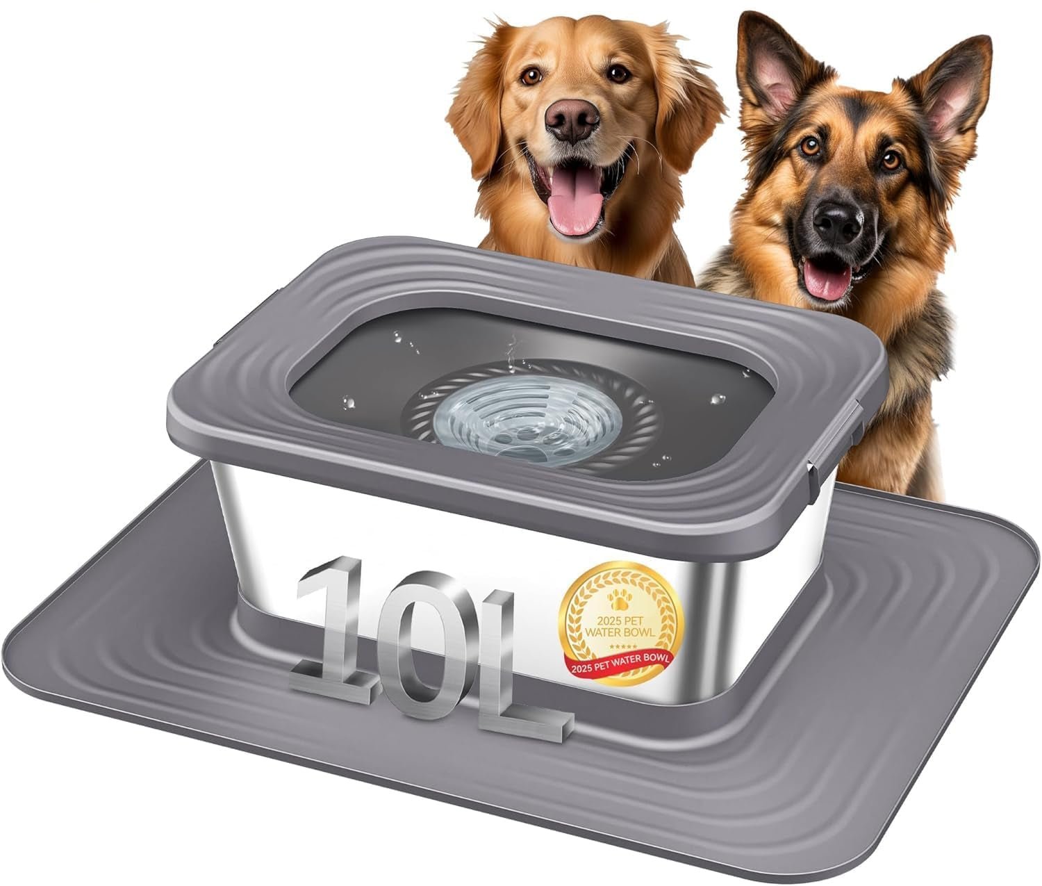 Slurpo™ - Sølefri hundeskål 10L - GodHund