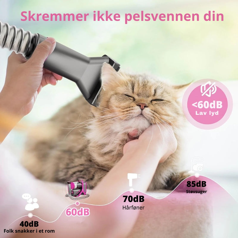 PelsVac Pro™ - Pelspleiesett med 9 deler