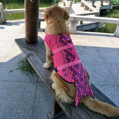 Flytväst för hund, rosa variant