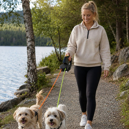 FriFlyt™ - Klussefritt duo hundebånd - GodHund