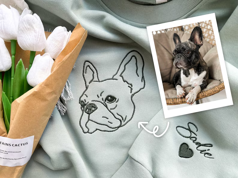 Tröja med bild och namn på din hund