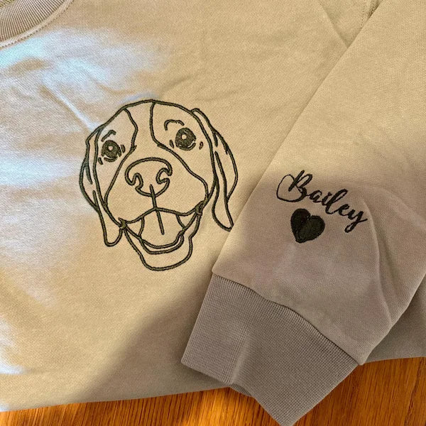 Tröja med bild och namn på din hund