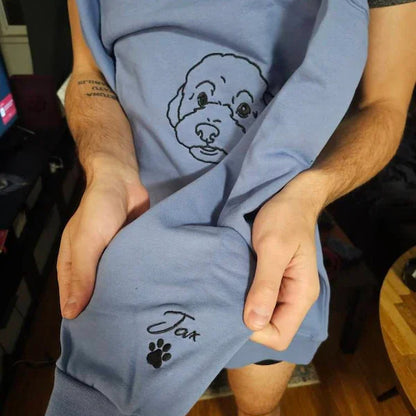 Huvtröja med bild och namn på din hund