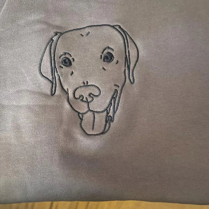 Huvtröja med bild och namn på din hund