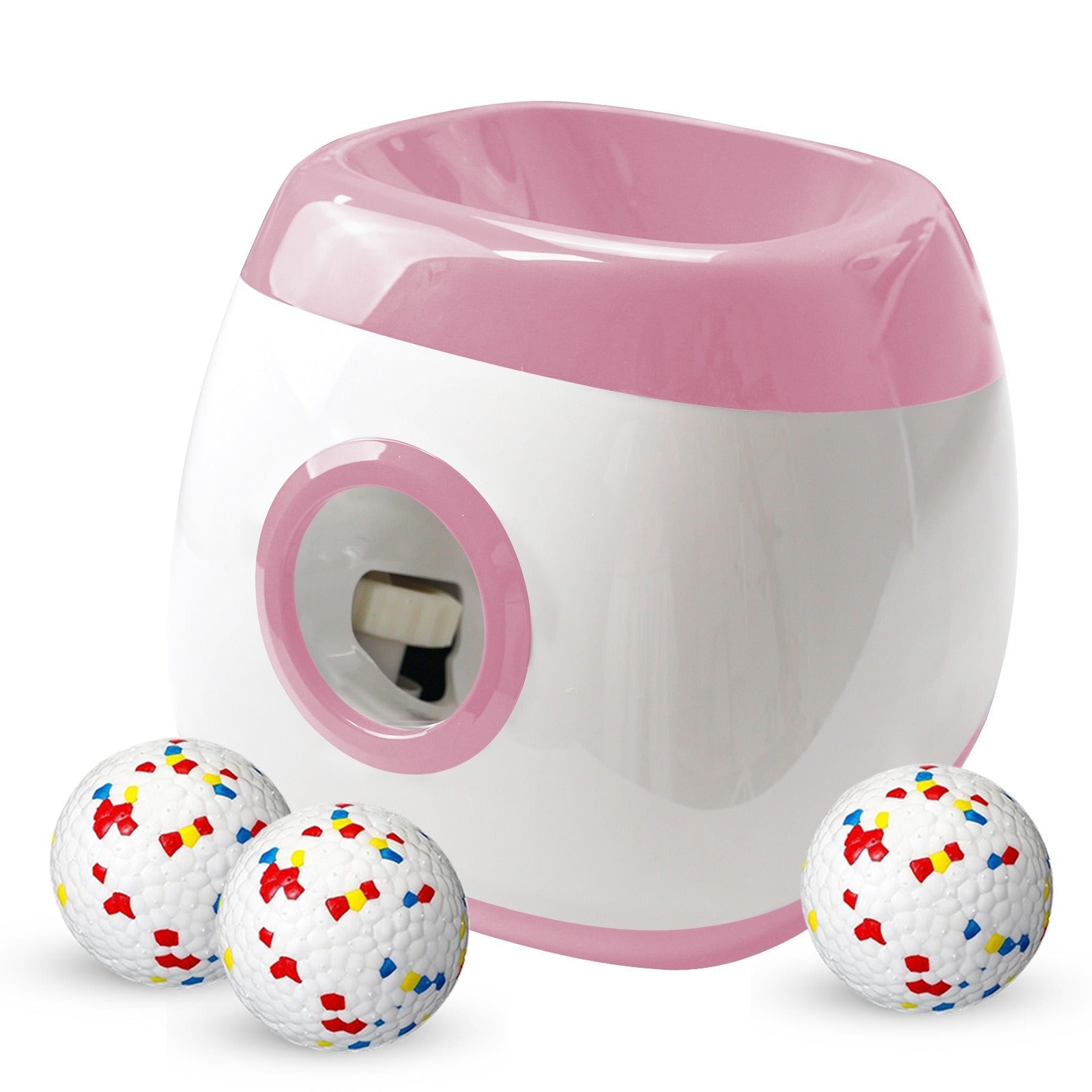 Funzie Pro™ - Forhåndsreservasjon av ballkaster til større hunder – Rosa, produktbilde 10
