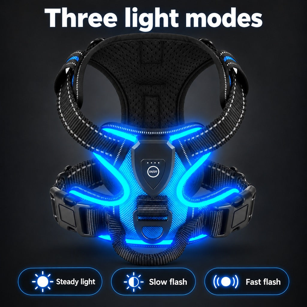 LysSele™ – Rechargeable LED Harness for Dogs - product image 4