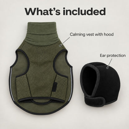 NyttårsRo™ – Compression Vest and Soft Hood for Dogs - product image 6