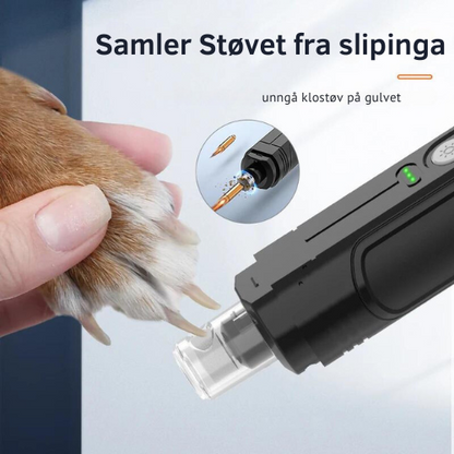 SmoothPaws™ - Oppladbar elektrisk klosliper med LED-lys - Makschill