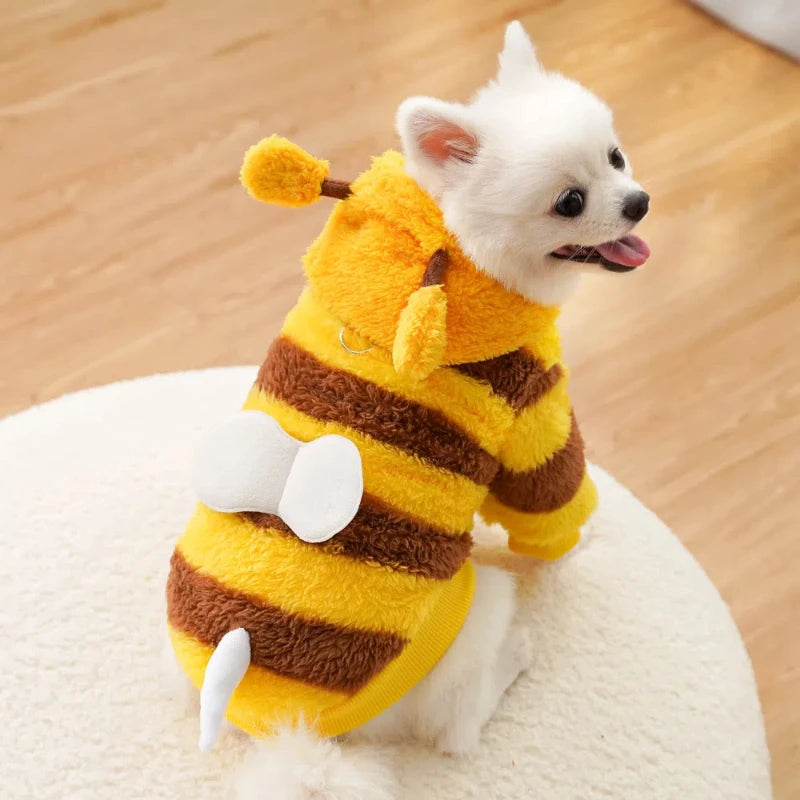 Hundehoodie i biestil