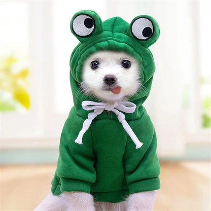 Cute Fruit Dog Clothes for Small Dogs hoodies Warm Fleece Pet Clothing Puppy Cat Costume Coat for French Chihuahua Jacket Suit - GodHund