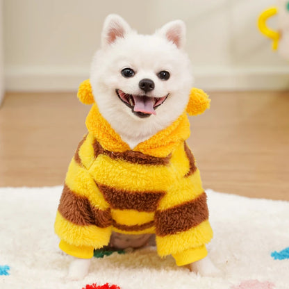 Hundehoodie i biestil