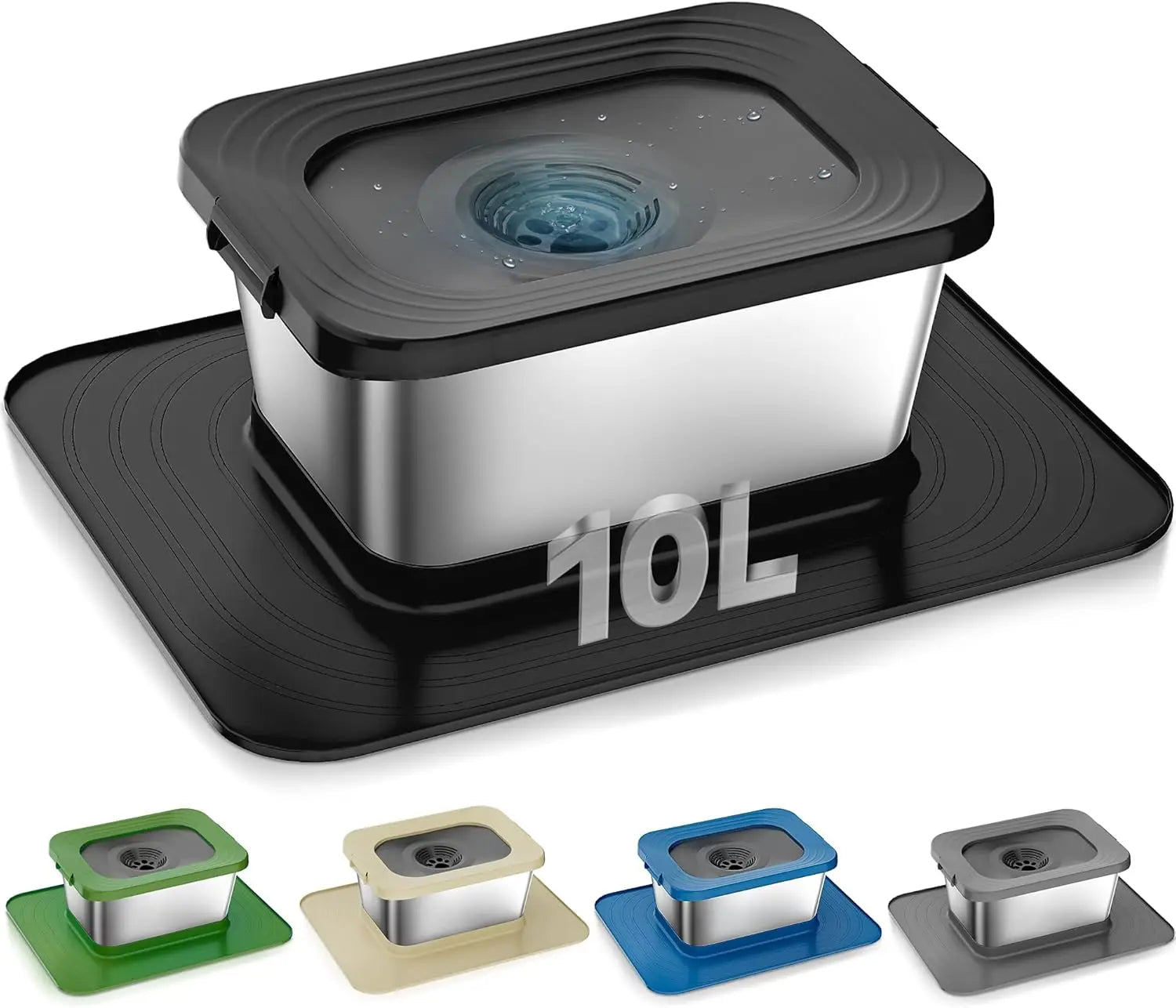 Slurpo™ - Sølefri hundeskål 10L - GodHund