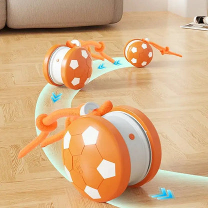 Interaktiv aktivitetsboll för hund, orange variant