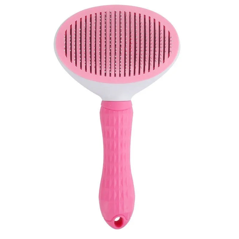 Självrengörande hundborste, rosa variant