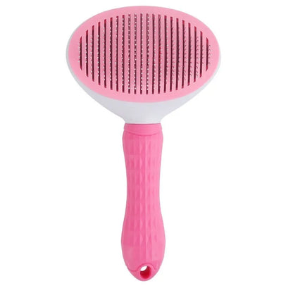Självrengörande hundborste, rosa variant