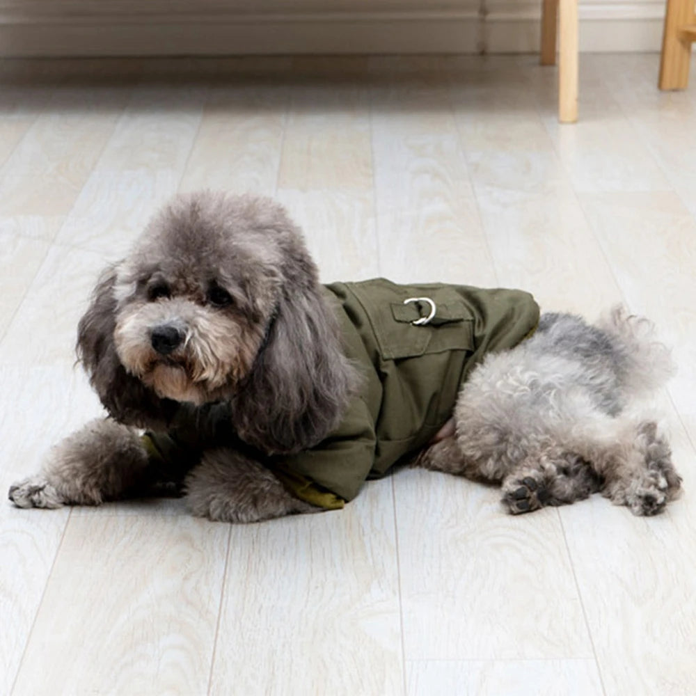 Varm hundjacka med huva produktbild 6