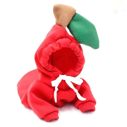 Cute Fruit Dog Clothes for Small Dogs hoodies Warm Fleece Pet Clothing Puppy Cat Costume Coat for French Chihuahua Jacket Suit - GodHund