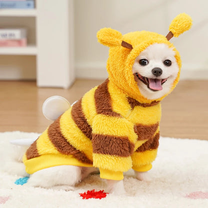 Hundehoodie i biestil