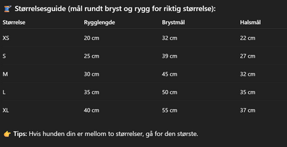 Vinterjakke med fleecefôr