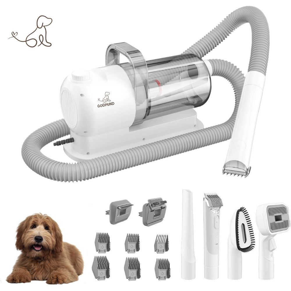 PelsVac™ – Borstning, klippning och dammsugning i ett