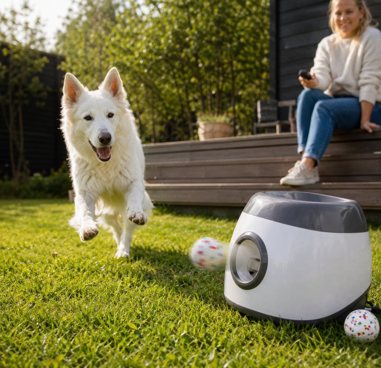 Funzie Pro™ - Automatisk ballkaster for store og små - GodHund