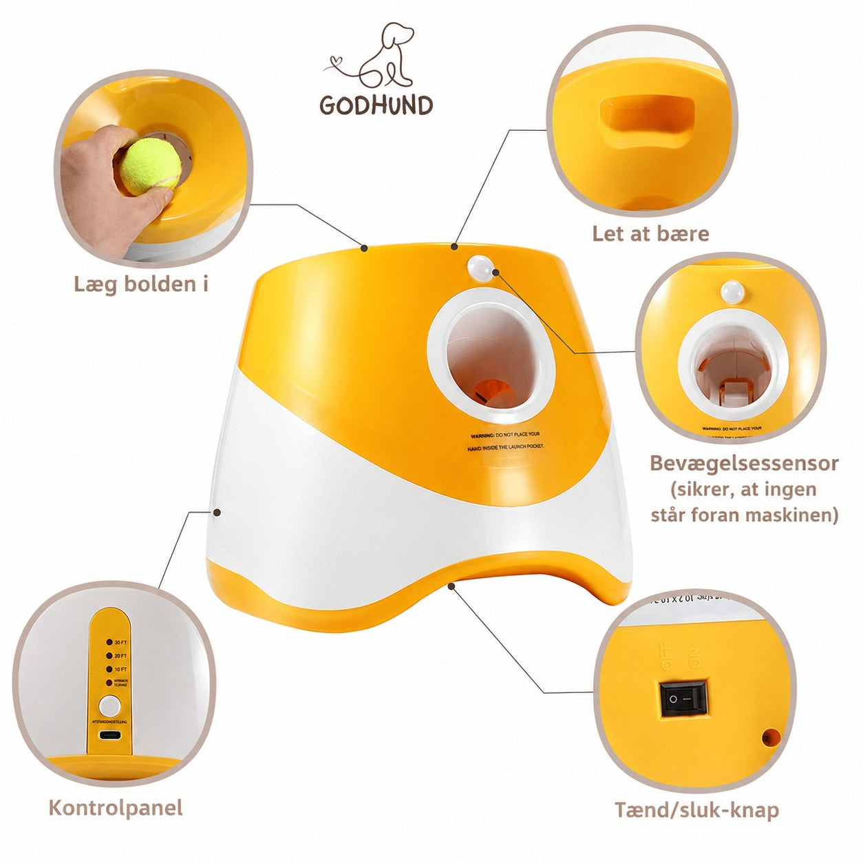 Funzie automatisk boldkaster funktioner - GodHund