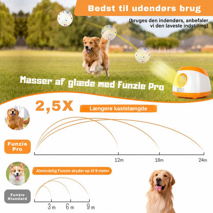 Funzie Pro udendørs brug og kastelængde - GodHund