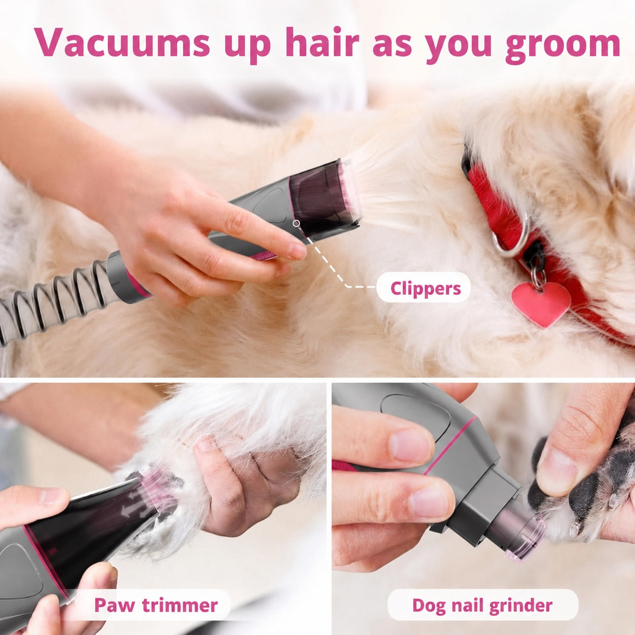 PelsVac Pro™ - 9-Piece Grooming Kit - product image 2