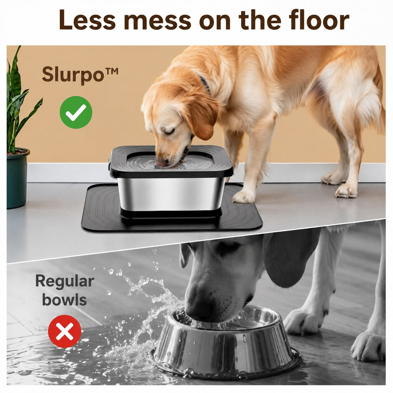 Slurpo™ - 10 L Spill-Resistant Dog Water Bowl - product image 4