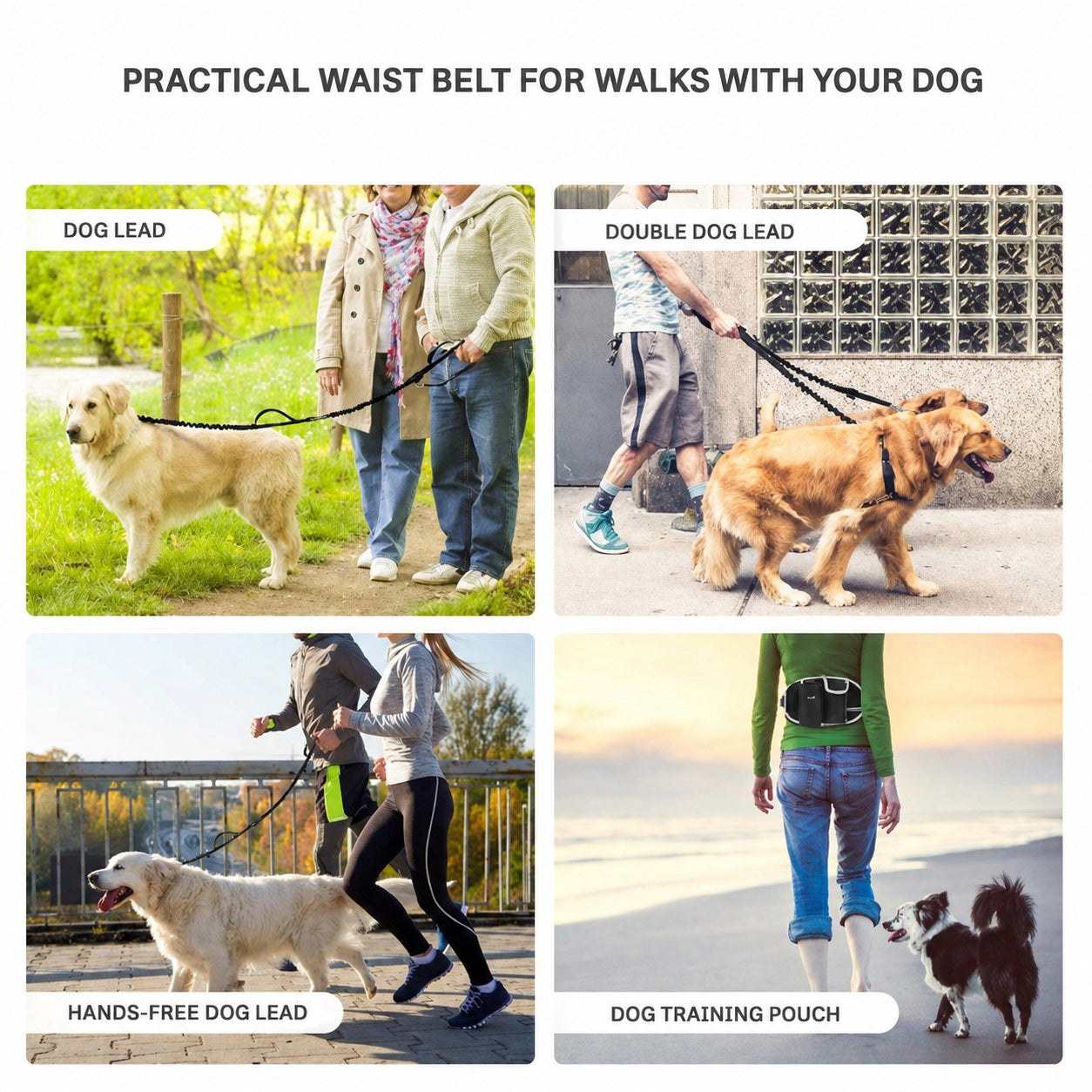 FlexiLeash™ - Hands-Free Dog Walking Belt - product image 3