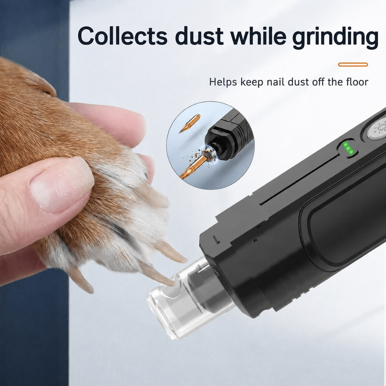 PawGroom™ - Nail Grinder with LED Light - product image 3