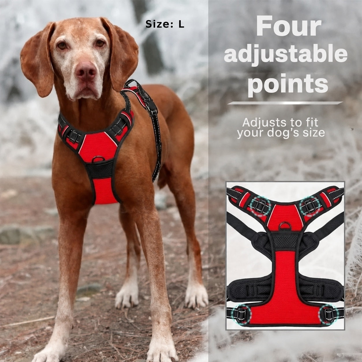 Comfortable Dog Harness with Lead - product image 2
