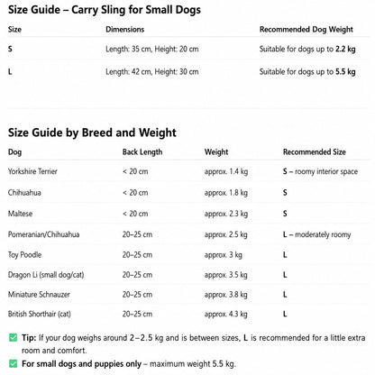 Carrier Sling for Small Dogs - product image 5
