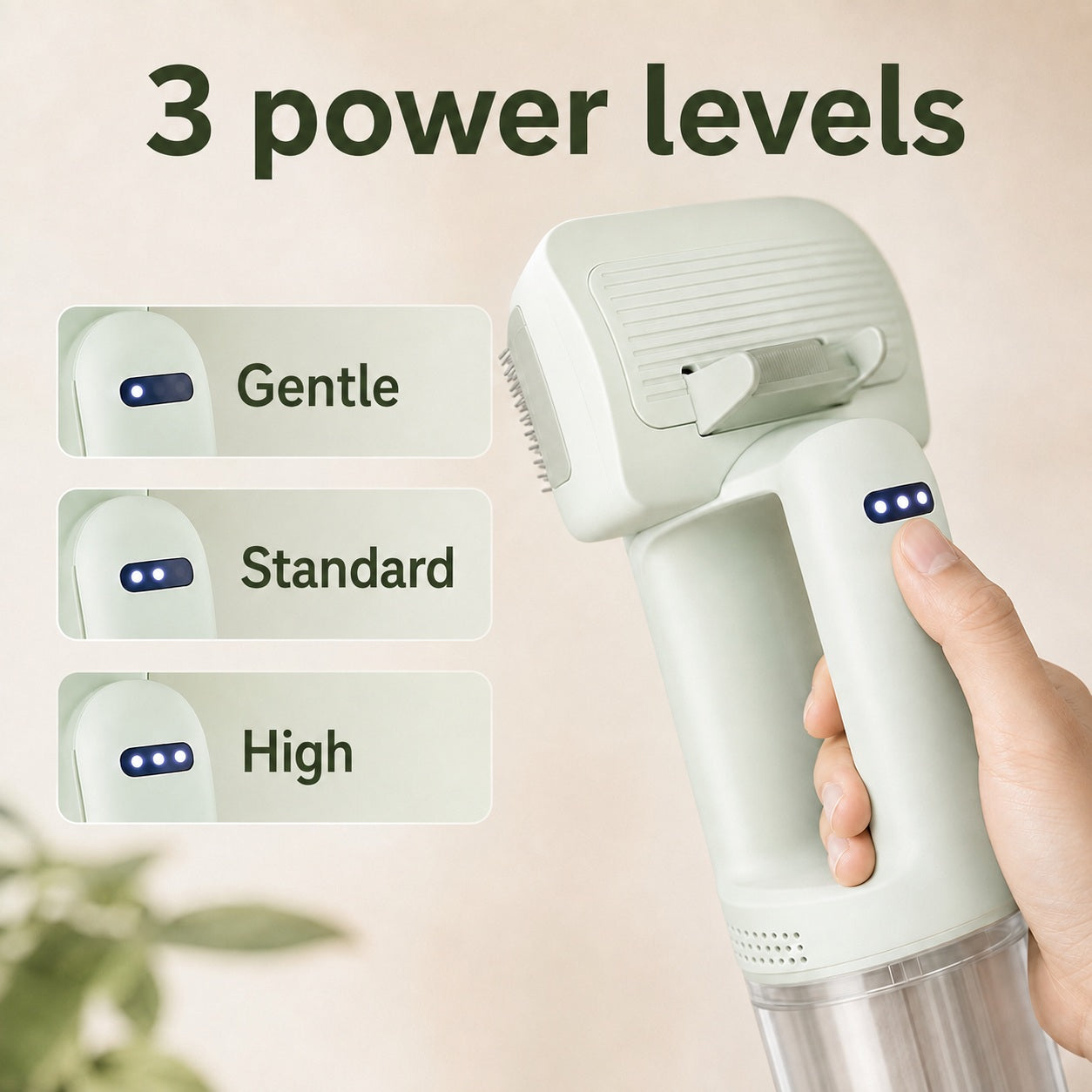 PelsVac Air™ – Cordless Vacuum Grooming Brush - product image 4