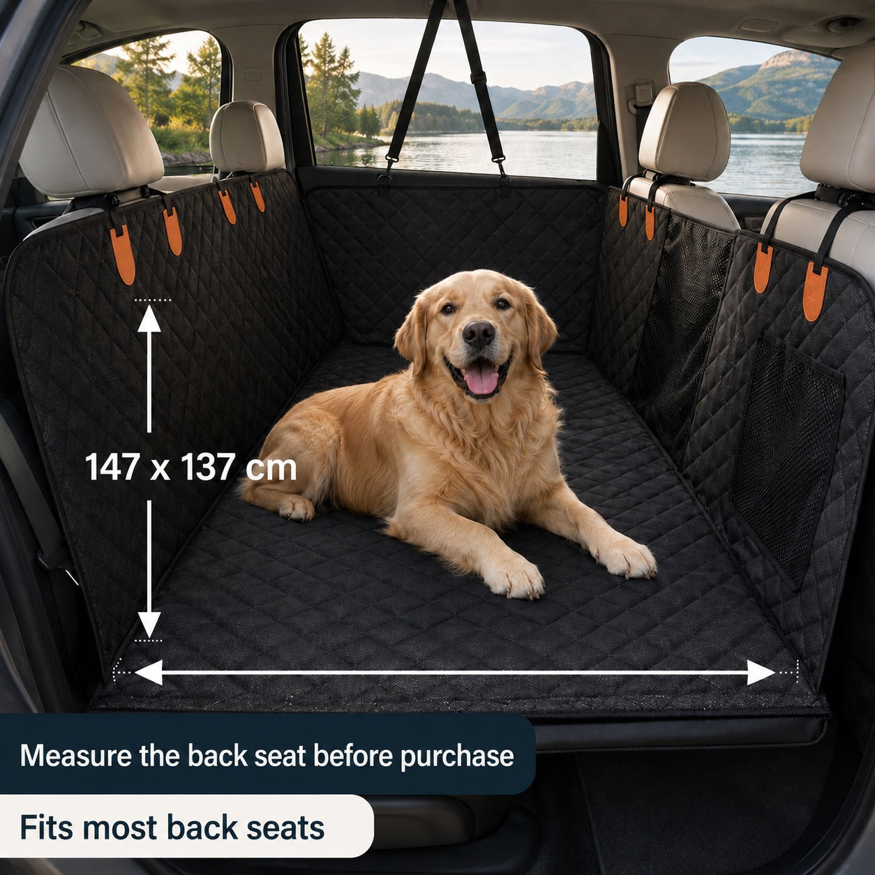 TryggTur XL™ - Back-Seat Extender with Rigid Base - product image 8