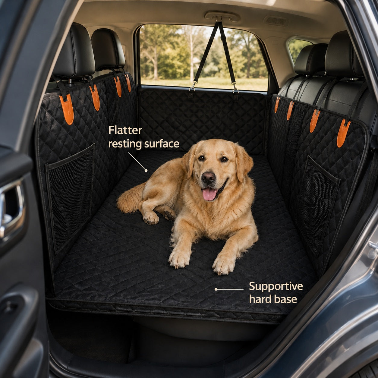 TryggTur XL™ - Back-Seat Extender with Rigid Base - product image 4