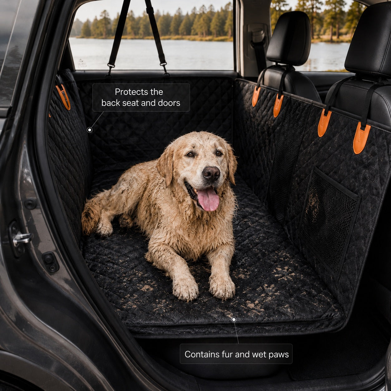 TryggTur XL™ - Back-Seat Extender with Rigid Base - product image 6
