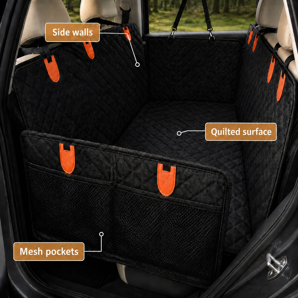 TryggTur XL™ - Back-Seat Extender with Rigid Base - product image 7