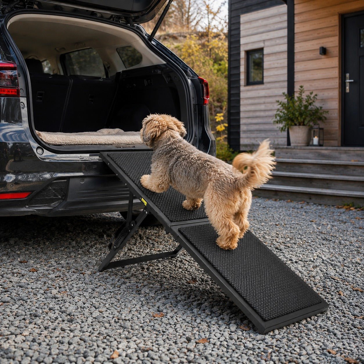 LettOpp™ - justerbar hunderampe - GodHund
